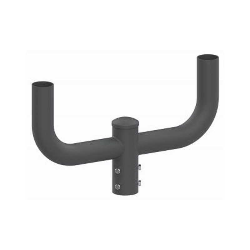 Adaptateur de tenon de poteau lumineux externe vertical rond de 5 po