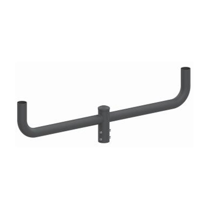 Adaptateur de tenon de poteau lumineux externe vertical rond de 4 po