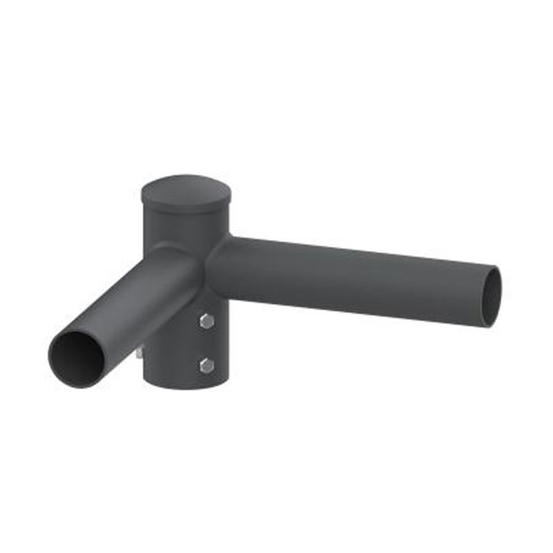 Adaptateur de tenon de poteau lumineux externe horizontal rond de 4 po