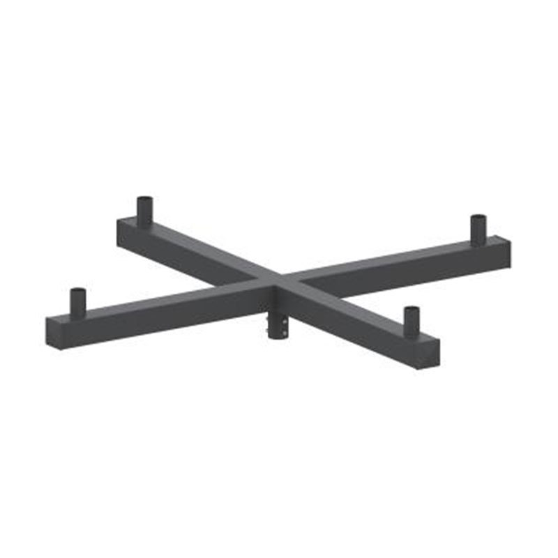 Poseur de poteaux lumineux à tenon vertical carré de 4 po