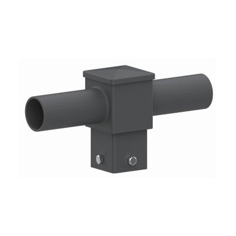 Poseur de poteaux lumineux horizontaux carrés à tenon de 4 po