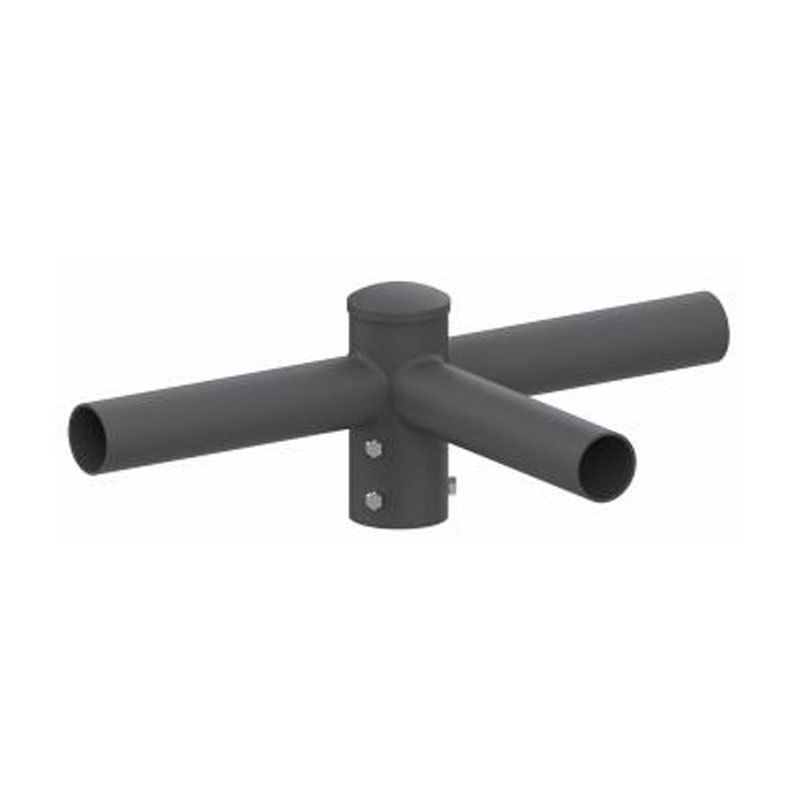 Adaptateur de tenon de poteau lumineux externe horizontal rond de 5 po