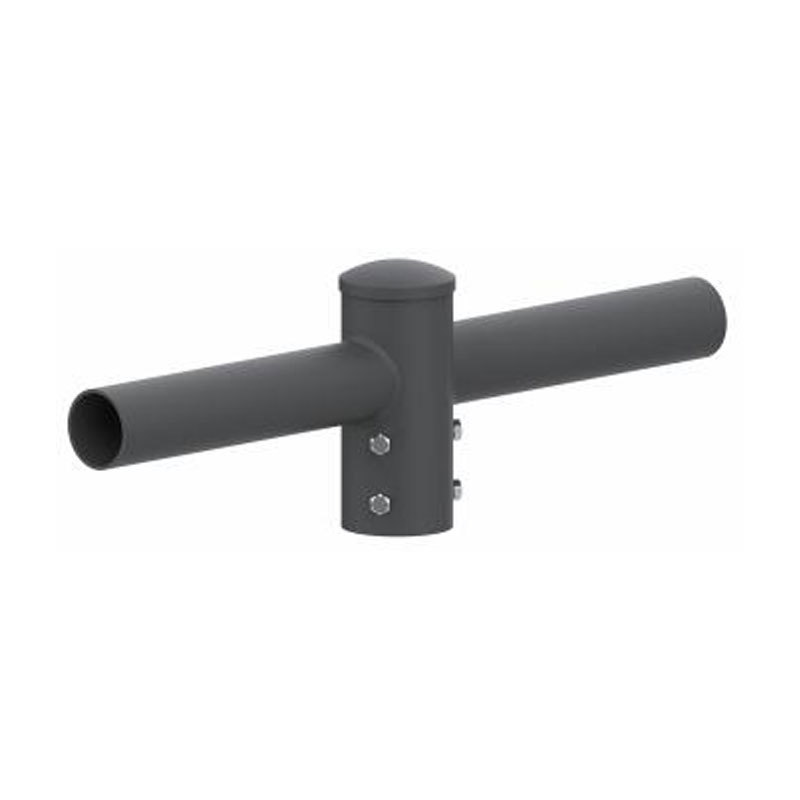 Adaptateur de tenon de poteau lumineux externe horizontal rond de 5 po