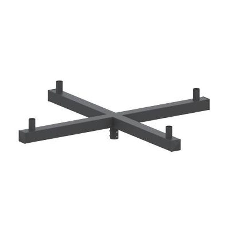 Poteau lumineux à tenon vertical carré de 5 po Fitterac