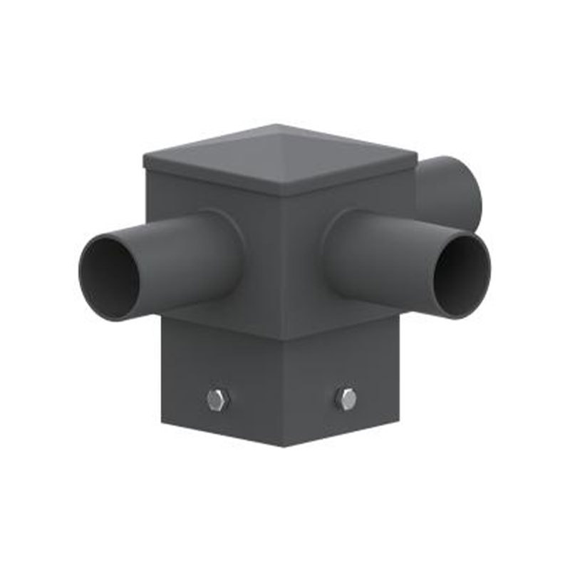 Poseur de poteaux lumineux horizontaux à tenon carré de 5 po