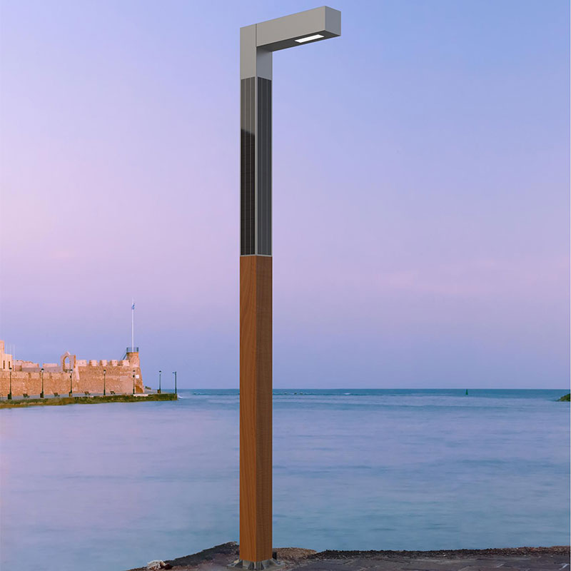 Poteau solaire de pulvérisation de poudre métallique en aluminium MONDSEE