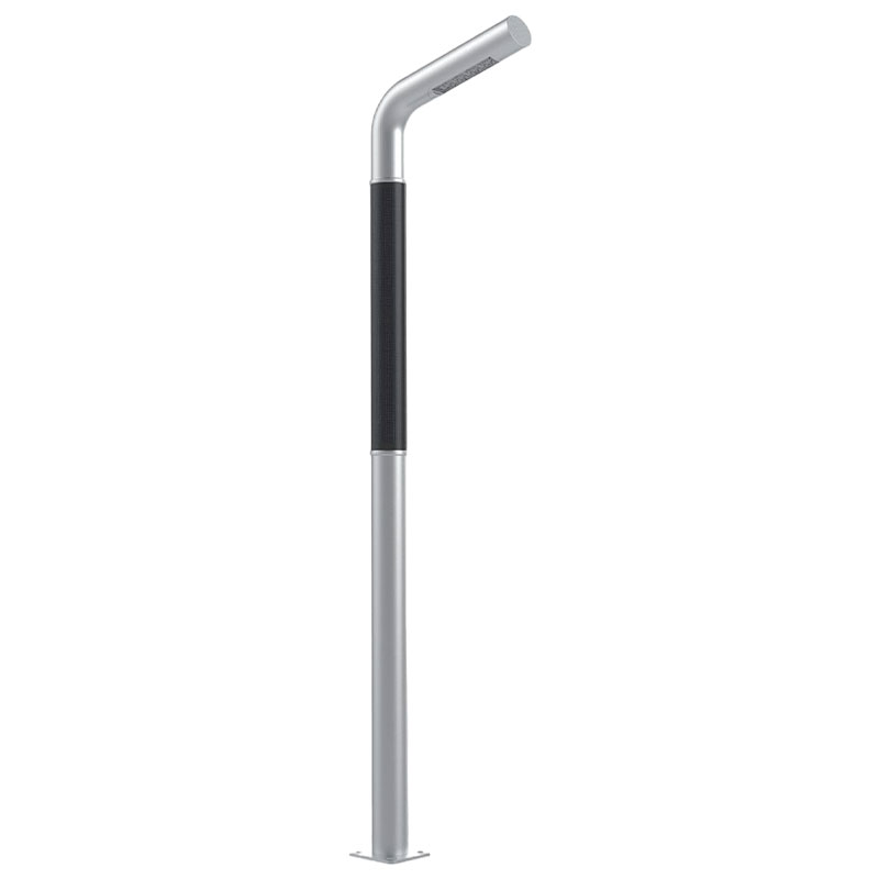 Poteau lumineux solaire flexible en aluminium LUGO HJT pour pulvérisation de poudre métallique