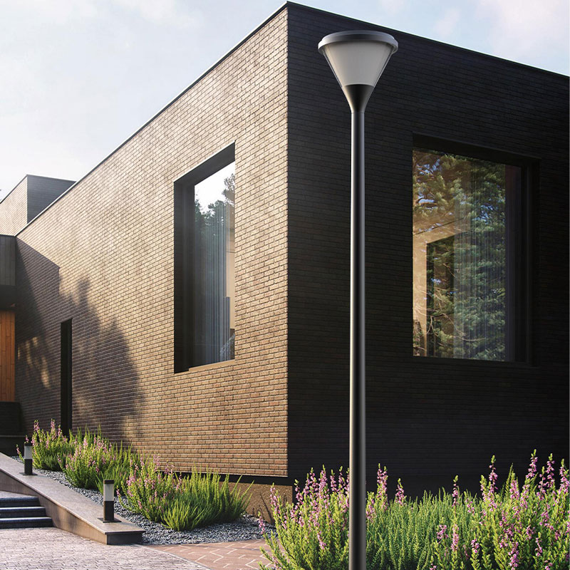 Pôle d'éclairage solaire en silicium monocristallin SORT